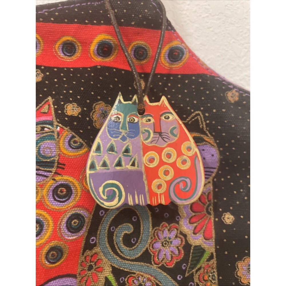 LAUREL BURCH Handbag Cat Tote Travel Beach Market Boho Satchel Shoulder Bag